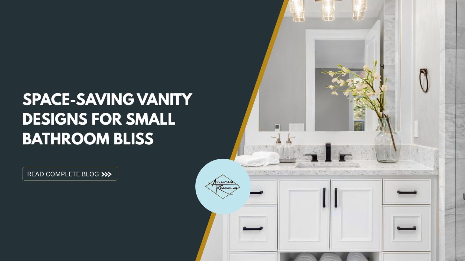 Space Saving Vanity Designs for Small Bathroom