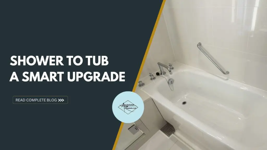 Walk in shower to tub conversion