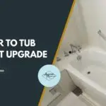 Walk in shower to tub conversion
